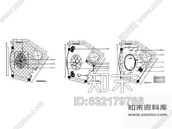 图块/节点某酒店电梯厅平面图cad施工图下载【ID:832179786】