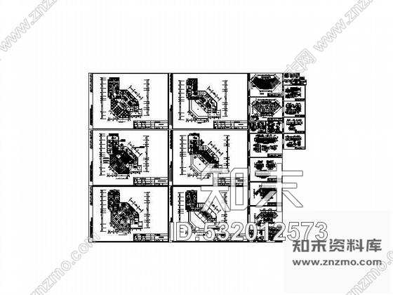 施工图某宾馆大餐厅装修图cad施工图下载【ID:532012573】