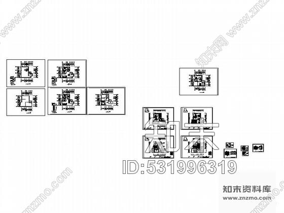 施工图惠州某两层别墅方案设计cad施工图下载【ID:531996319】