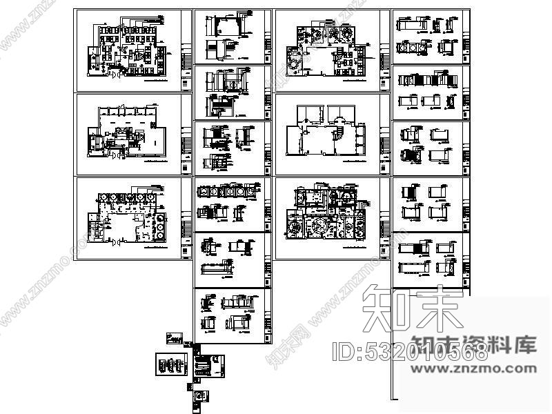 施工图某茶园室内设计施工图含效果cad施工图下载【ID:532010568】