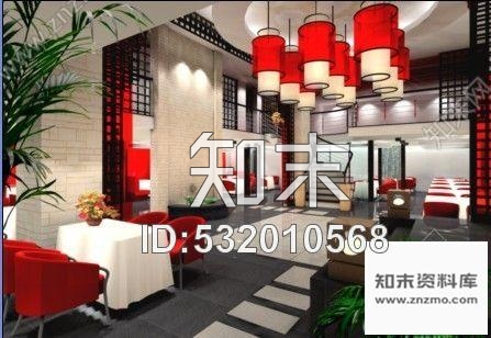 施工图某茶园室内设计施工图含效果cad施工图下载【ID:532010568】