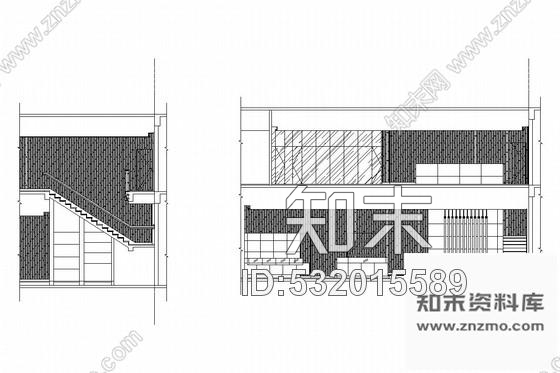 施工图江西传统养生茶文化会所室内装修图cad施工图下载【ID:532015589】