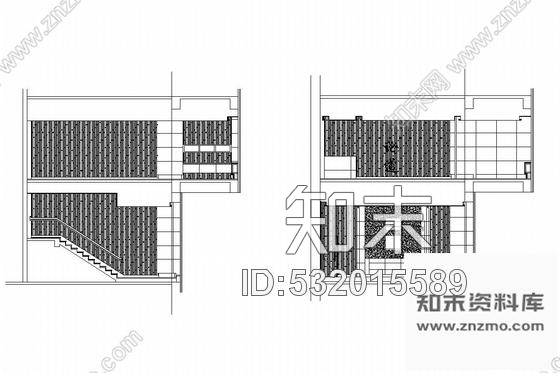 施工图江西传统养生茶文化会所室内装修图cad施工图下载【ID:532015589】