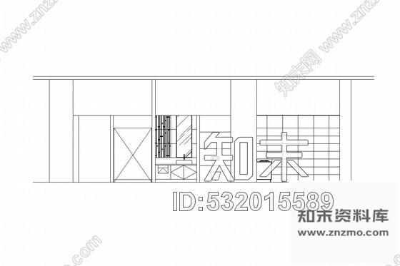 施工图江西传统养生茶文化会所室内装修图cad施工图下载【ID:532015589】
