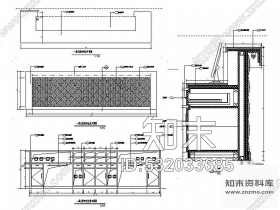 施工图黄山恬静欧式奢华四星级酒店大堂吧装修施工图含效果cad施工图下载【ID:532033685】