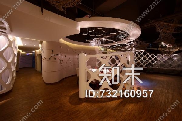 金螳螂-长沙洞庭渔肴餐饮会所施工图与实景照片cad施工图下载【ID:732160957】