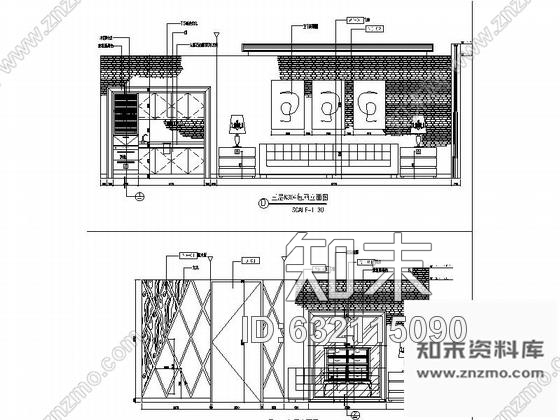 施工图浙江高端娱乐会所14套包厢装修施工图含实景cad施工图下载【ID:632115090】