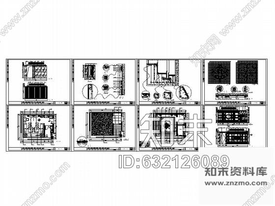 施工图北京豪华国际高档KTV包厢室内设计施工图cad施工图下载【ID:632126089】