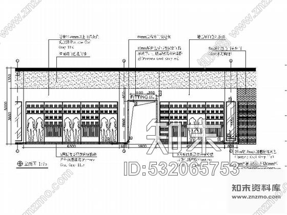 施工图湖北某服装名品专卖店室内装修施工图含效果cad施工图下载【ID:532065753】