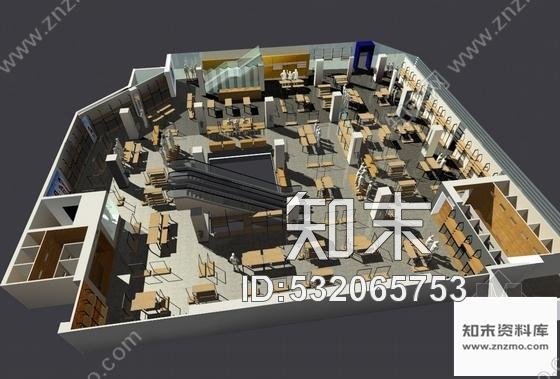 施工图湖北某服装名品专卖店室内装修施工图含效果cad施工图下载【ID:532065753】