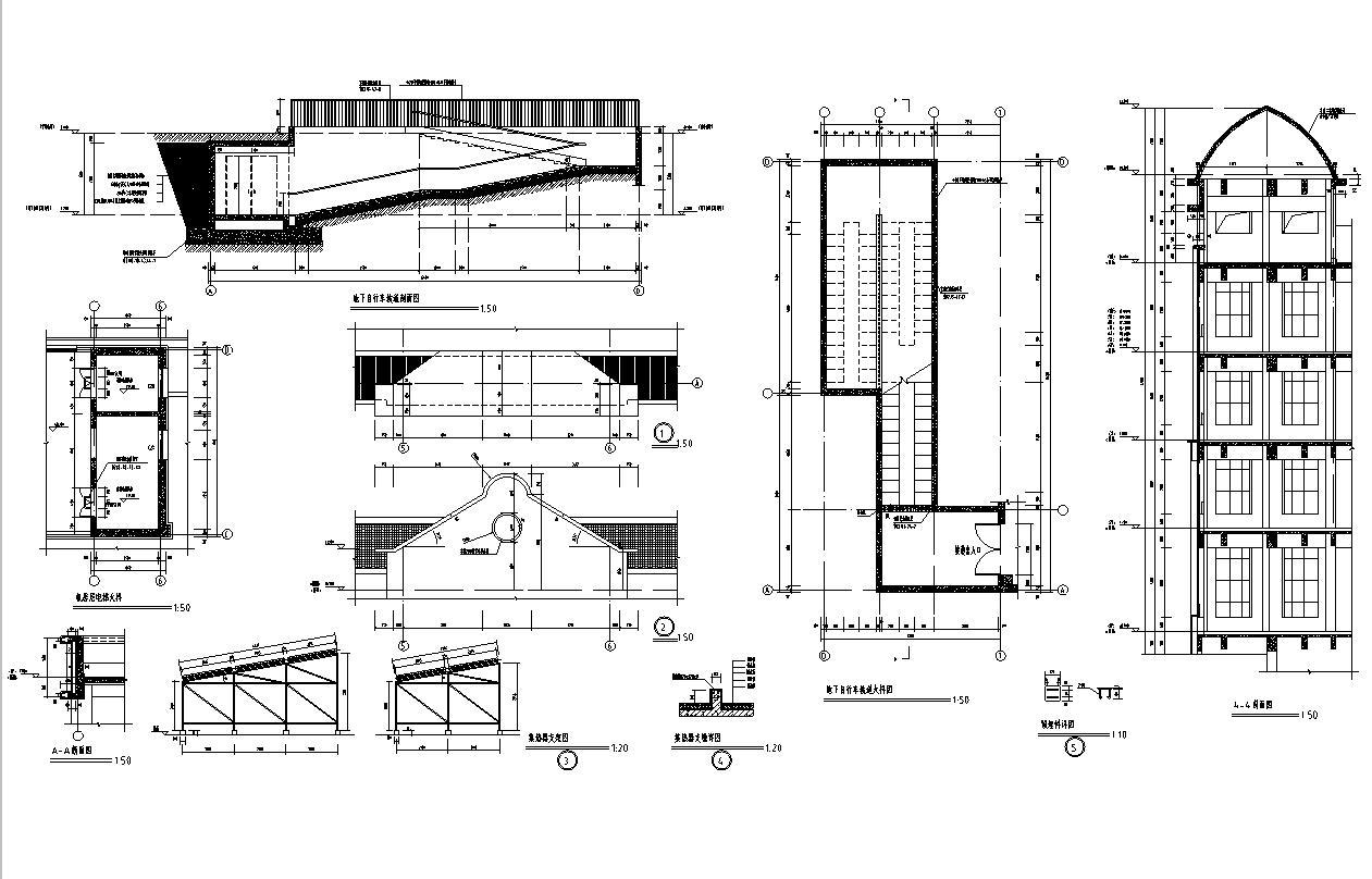 宁夏高层坡屋顶剪力墙结构老年公寓建筑施工图含