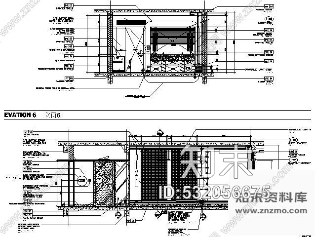 施工图豪华五星酒店标准客房装修图cad施工图下载【ID:532056675】