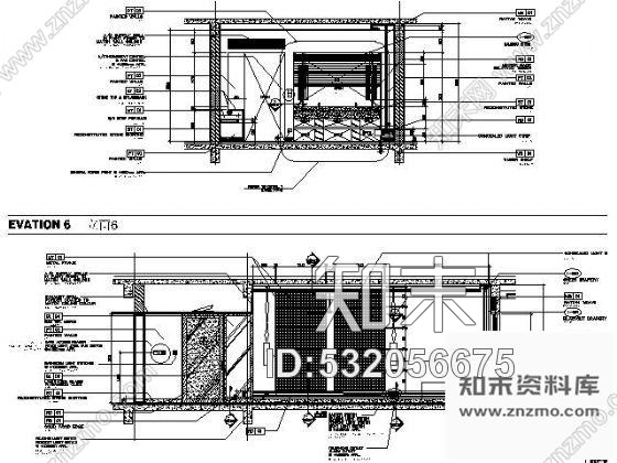 施工图豪华五星酒店标准客房装修图cad施工图下载【ID:532056675】