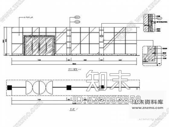 施工图东莞某居委会办公楼室内装修图施工图下载【ID:532093858】