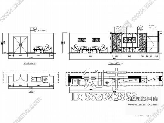 施工图东莞某居委会办公楼室内装修图施工图下载【ID:532093858】