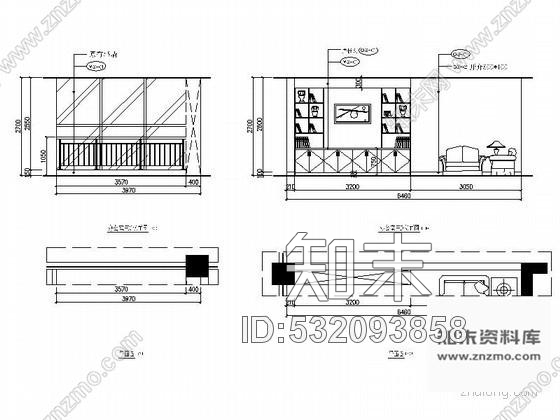 施工图东莞某居委会办公楼室内装修图施工图下载【ID:532093858】