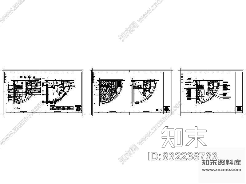 图块/节点酒店标准间平面图cad施工图下载【ID:832238763】