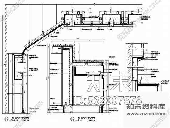 施工图日式餐厅室内装修图施工图下载【ID:532007578】