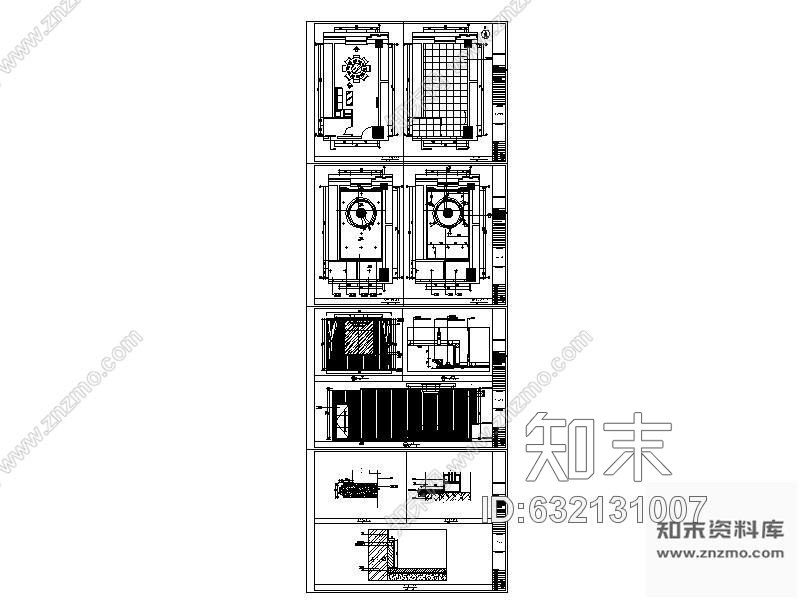 施工图小包间装修施工图cad施工图下载【ID:632131007】