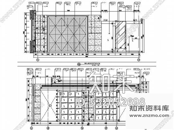 施工图扬州知名酒店T6客房装修图cad施工图下载【ID:532052698】