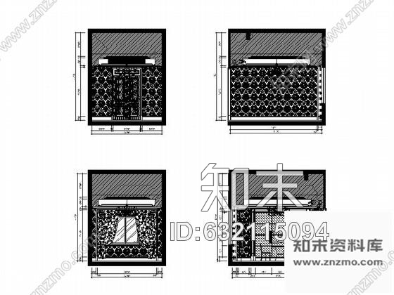 施工图浙江某精装会所室内装修CAD施工图施工图下载【ID:632115094】