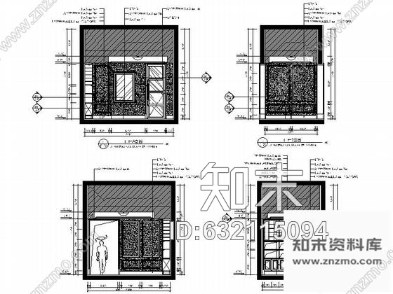 施工图浙江某精装会所室内装修CAD施工图施工图下载【ID:632115094】