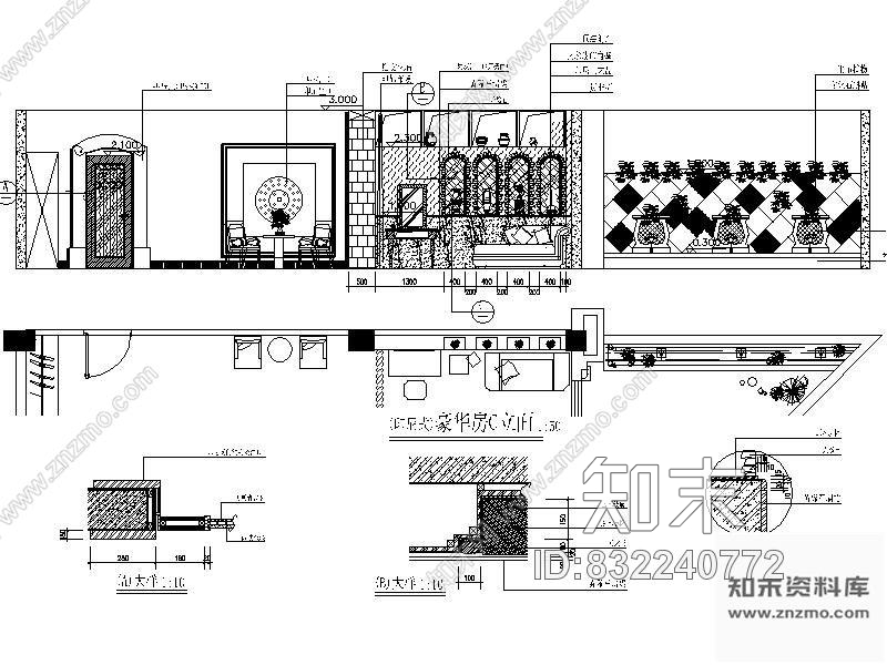 图块/节点SPA豪华房装修详图Ⅱcad施工图下载【ID:832240772】