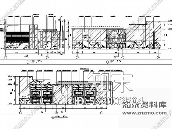 施工图广州全国连锁饮食集团现代高档餐厅室内装修施工图含实景cad施工图下载【ID:532002504】