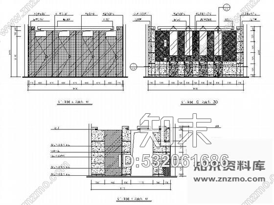 施工图宾馆大堂公共卫生间装饰图施工图下载【ID:532061686】