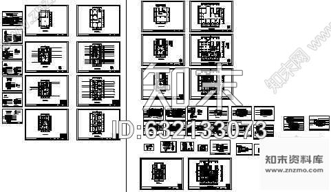 施工图一套美容院施工图cad施工图下载【ID:632133073】