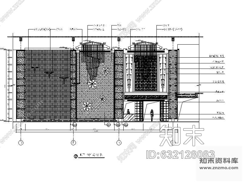 施工图杭州某经典KTV装修图(含效果)cad施工图下载【ID:632128083】