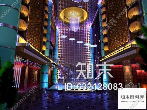 施工图杭州某经典KTV装修图(含效果)cad施工图下载【ID:632128083】