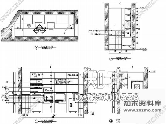 施工图南京某知名连锁快餐店室内装修施工图含效果施工图下载【ID:532000556】