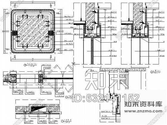 施工图杭州某人民医院新建病房大楼装修图cad施工图下载【ID:632141152】