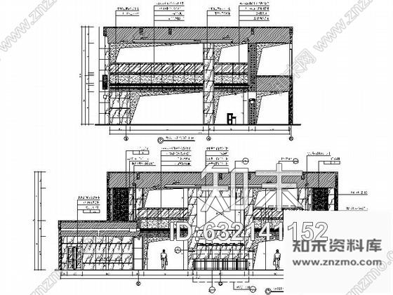 施工图杭州某人民医院新建病房大楼装修图cad施工图下载【ID:632141152】