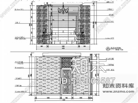 施工图邯郸历史名城典雅高档新中式风格茶楼装修施工图含效果cad施工图下载【ID:532003587】