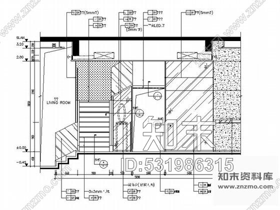 施工图广州现代简约三层别墅样板间装修图含效果cad施工图下载【ID:531986315】