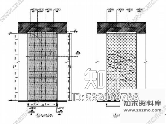 施工图惠州中式风格花园小区售楼处室内装修图含效果cad施工图下载【ID:532069786】