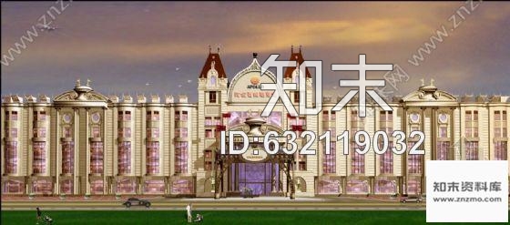 施工图大连某娱乐城室内装修图含效果cad施工图下载【ID:632119032】