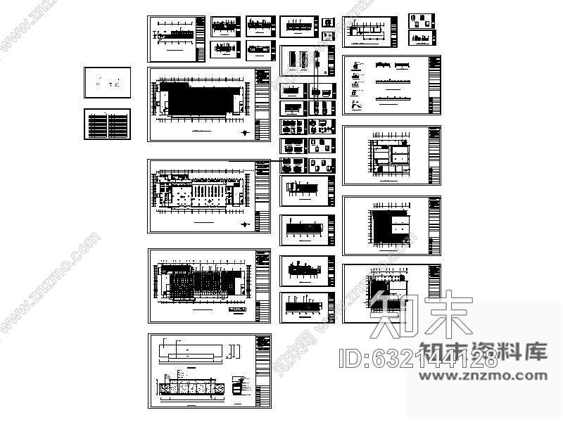 施工图某大型长途汽车站装修图cad施工图下载【ID:632144128】