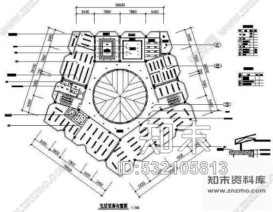 施工图某信息公司办公室装修图cad施工图下载【ID:532105813】