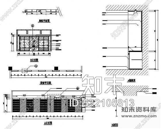 施工图某信息公司办公室装修图cad施工图下载【ID:532105813】