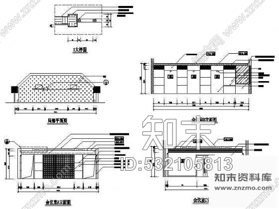施工图某信息公司办公室装修图cad施工图下载【ID:532105813】