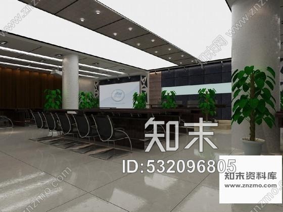 施工图某现代会议室内改造装修图含效果cad施工图下载【ID:532096805】