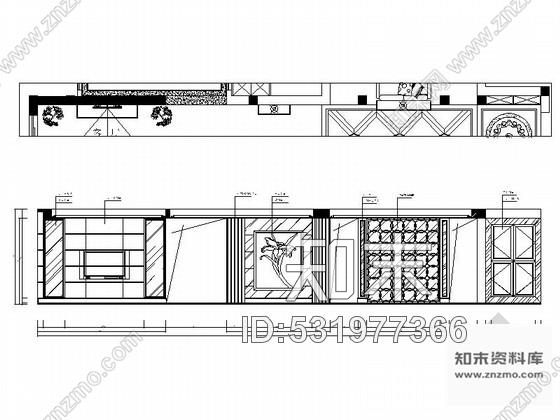 施工图上海高档现代简约风格两层别墅室内装修施工图cad施工图下载【ID:531977366】