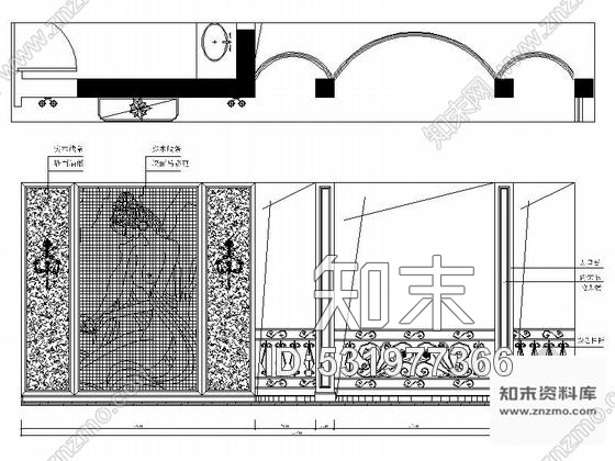 施工图上海高档现代简约风格两层别墅室内装修施工图cad施工图下载【ID:531977366】