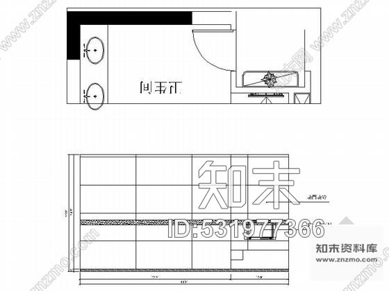 施工图上海高档现代简约风格两层别墅室内装修施工图cad施工图下载【ID:531977366】