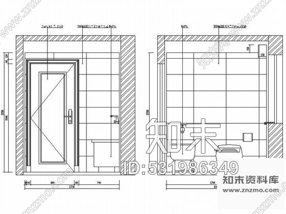 施工图丹阳环境舒适小区三层别墅室内装修图含效果cad施工图下载【ID:531986349】