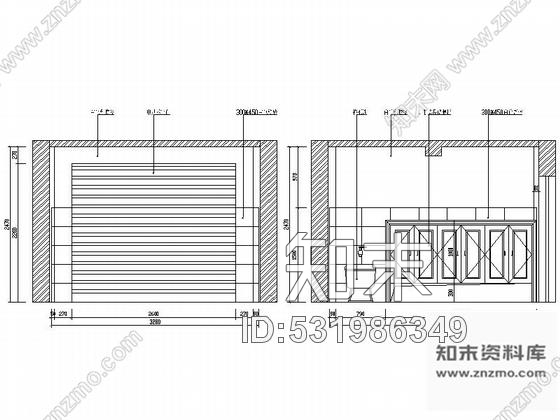 施工图丹阳环境舒适小区三层别墅室内装修图含效果cad施工图下载【ID:531986349】