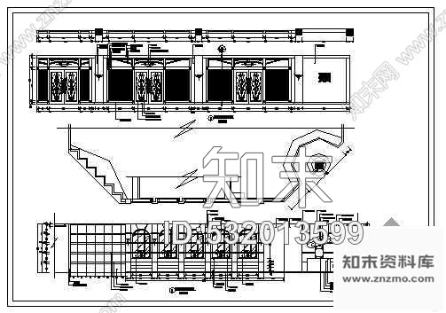 施工图大学餐厅全套装修图cad施工图下载【ID:532013599】
